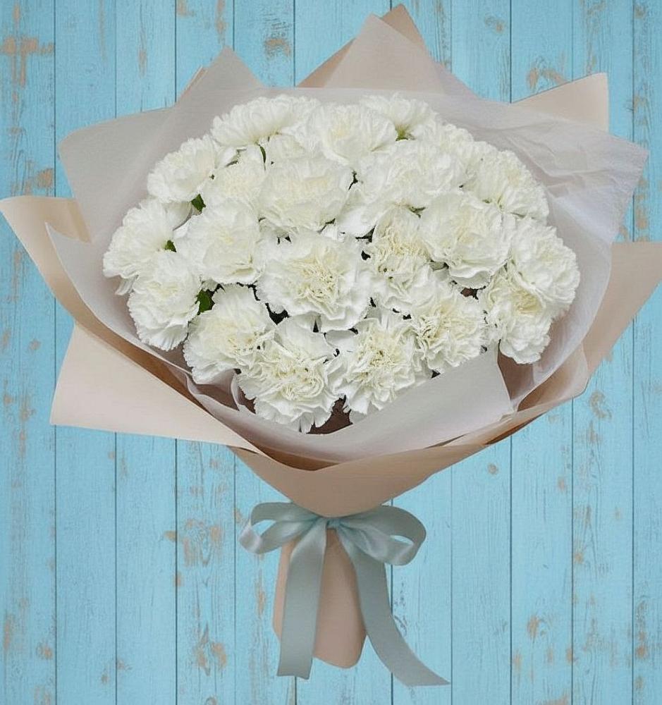 Букет цветов из: Гвоздики в Родино