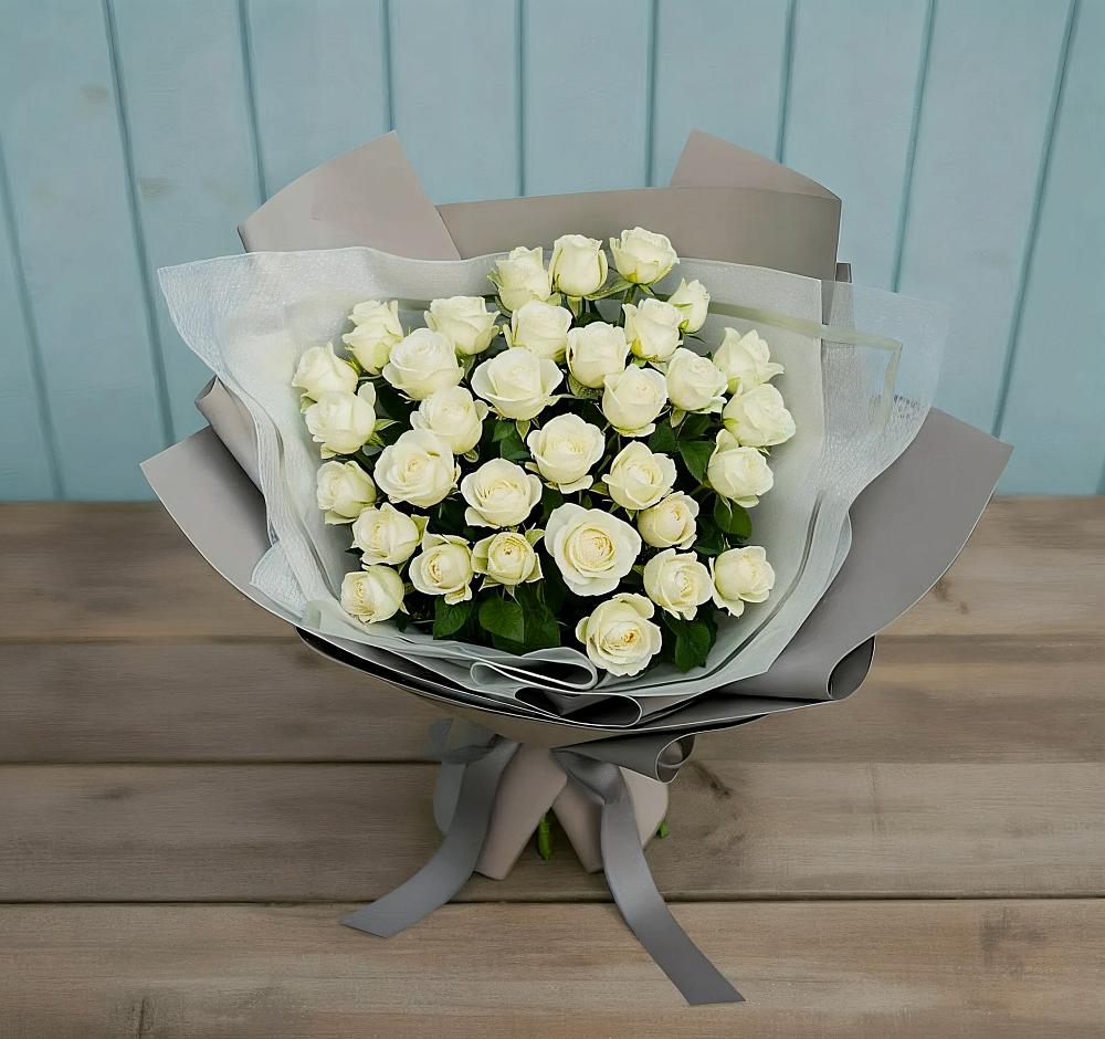 Букет Белоснежная нежность в Родино