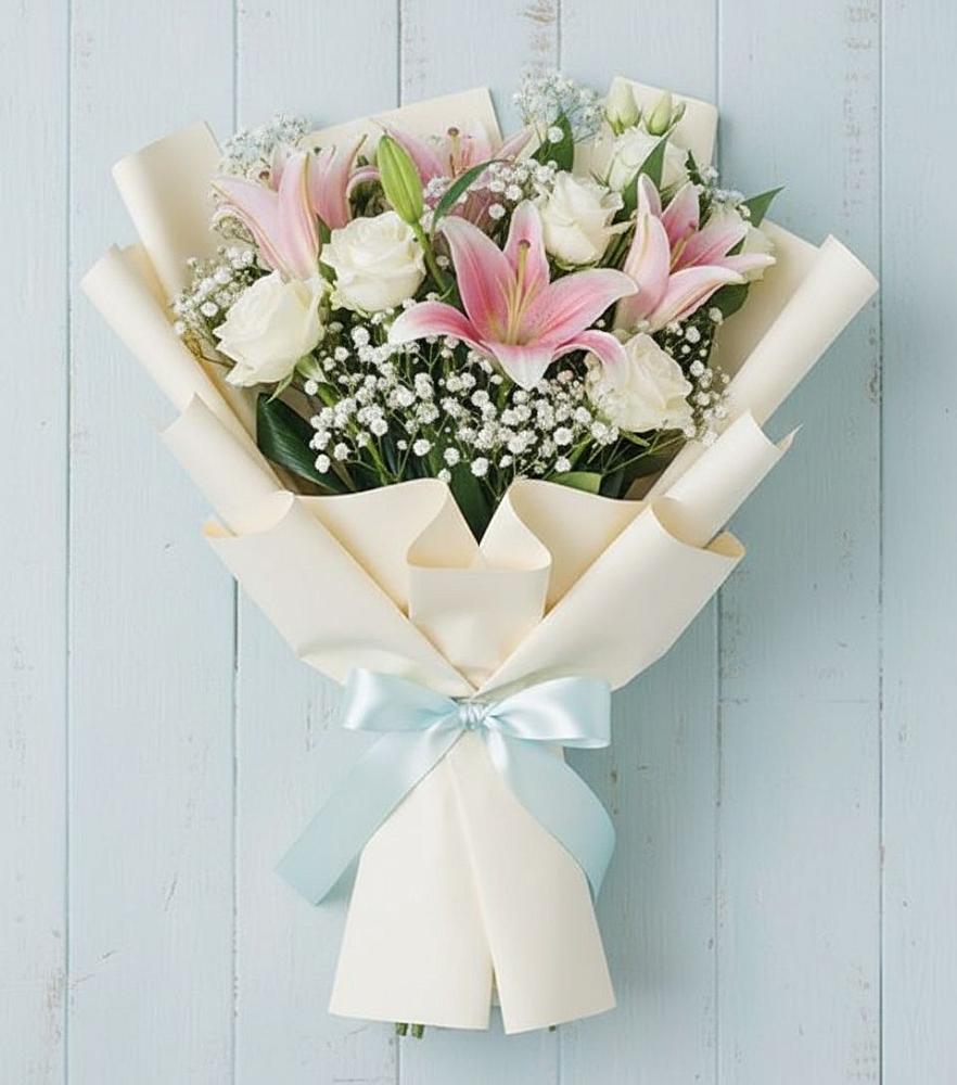 Букет цветов из: Лилии в Родино