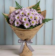 Букет цветов из:  Хризантемы #REPLACE_PRED# Родино