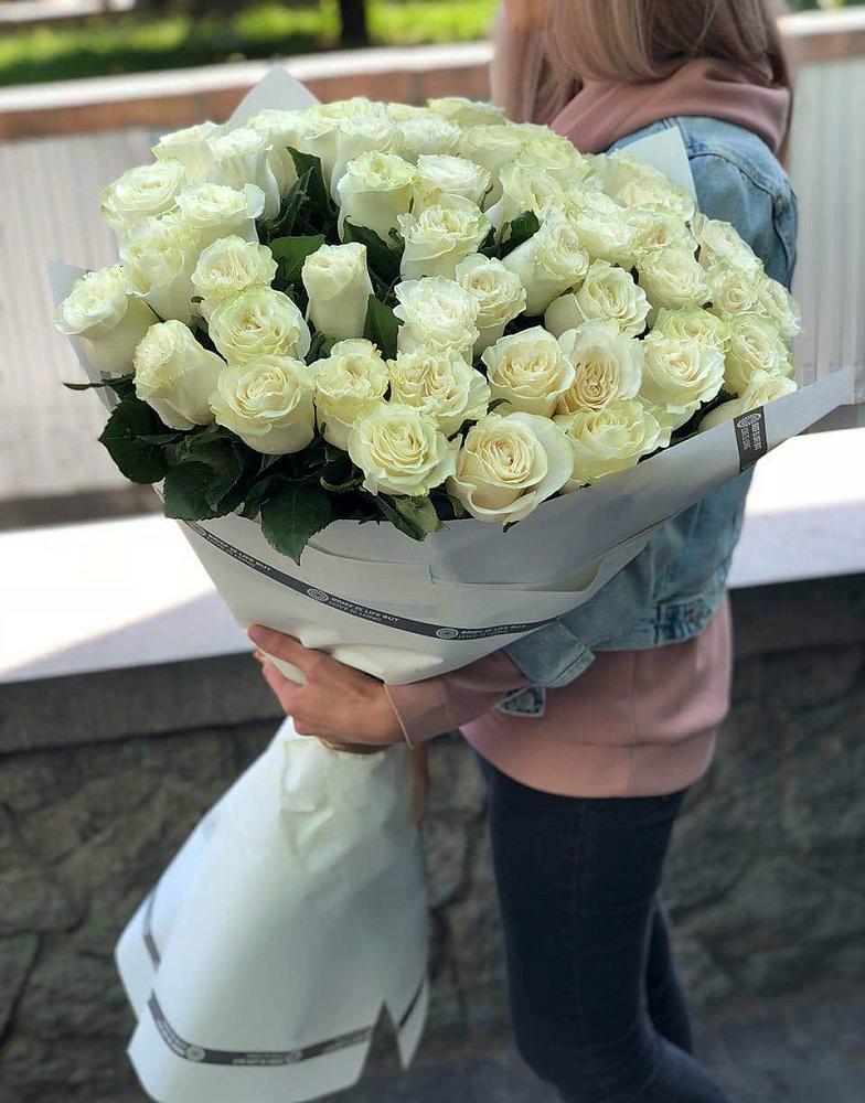 35 Белых роз в Родино Букет 35 Белых роз в Родино