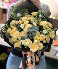 Букет цветов из:  Розы и Лизиантусы #REPLACE_PRED# Родино