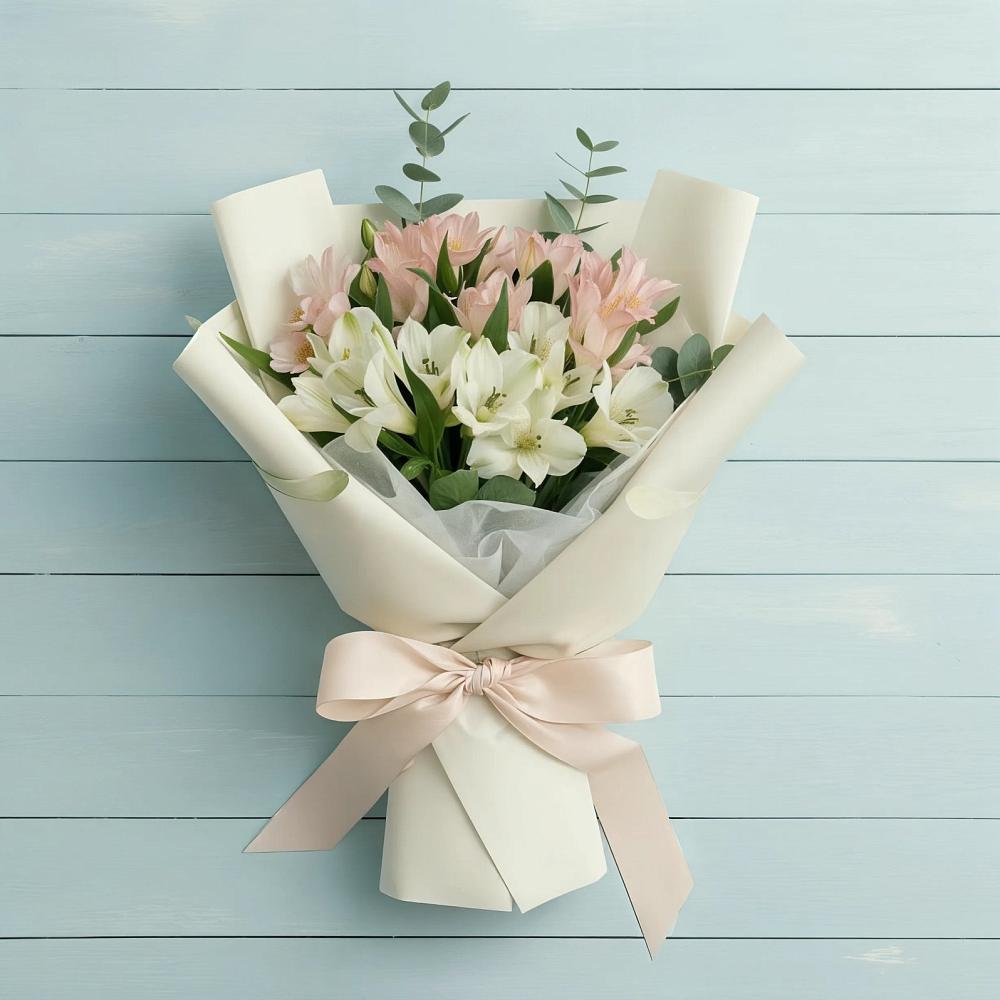 Букет цветов из: Альстромерии в Родино