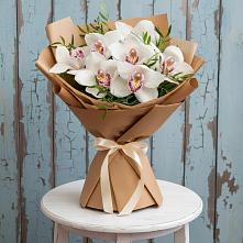 Букет цветов из:  Орхидеи и Розы в Родино